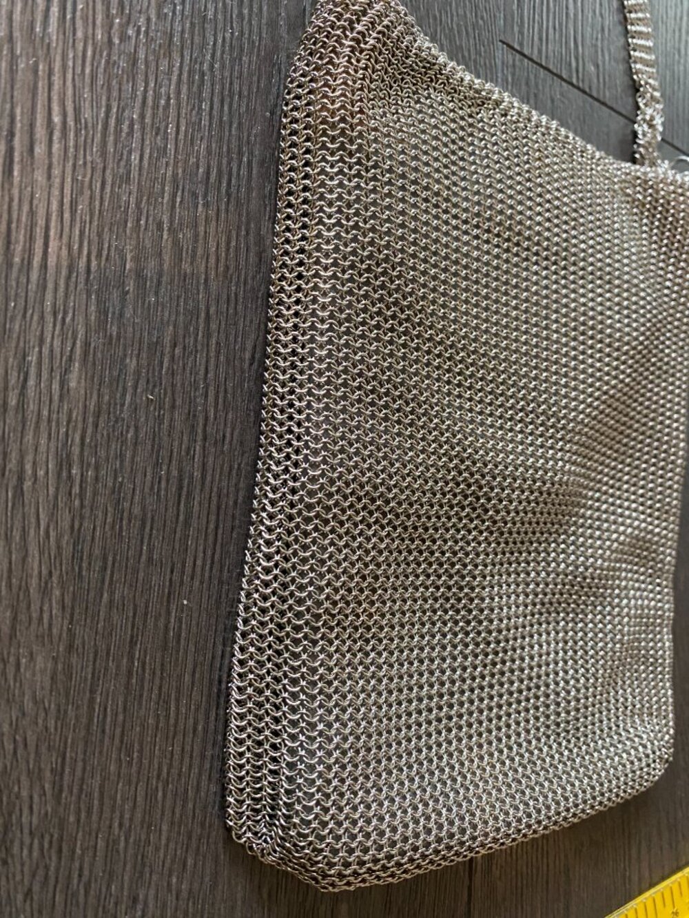 Vintage 60s Designer Purse, Leo Narducci for WHITING & DAVIS Metal Mesh, Strap - Picture 15 of 16